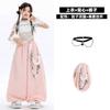 Girls Jazz Dance Outfit Hip Hop Street Performance Costume Kids Stage Wear With Lace Sleeve Top Pink Pants