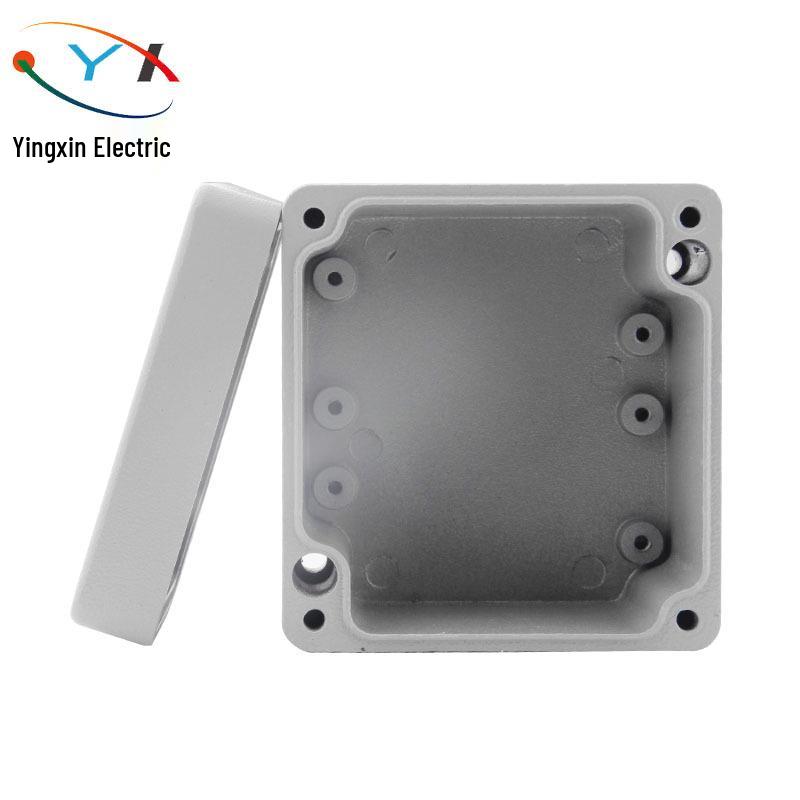 Die-Cast Aluminum IP67 Waterproof Junction Box with Hole - Outdoor Industrial Terminal Box