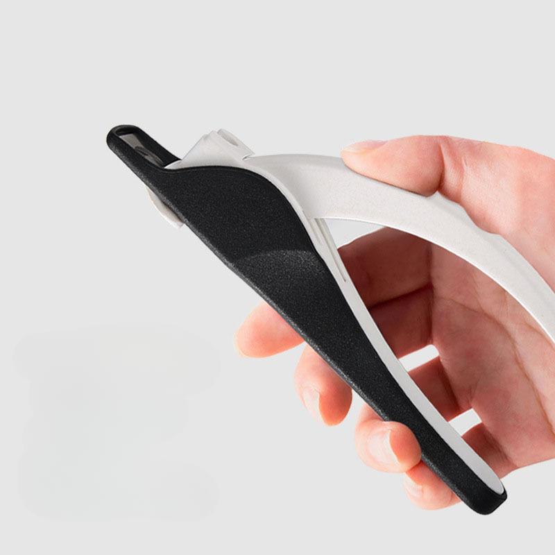 1PC Wearing Manicure One-word Scissors French Nail Piece U-shaped Scissors  Phototherapy Extension Nail Trimming Scissors Anti-splash Manicure Tools