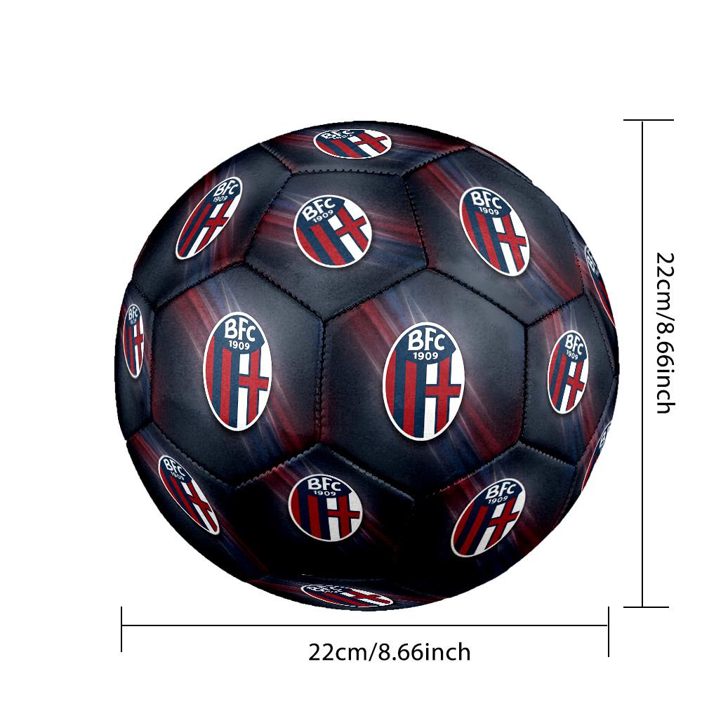Bologna FC Size 5 Standard Football Durable Training Match Soccer Ball for Adult Outdoor Sports