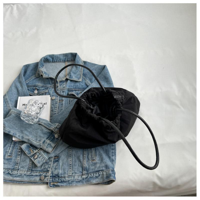 Lässige, flauschige Tasche für Damen, große Kapazität, einzelne Schultertasche, Baumwollhandtasche, ultraleichte Umhängetasche