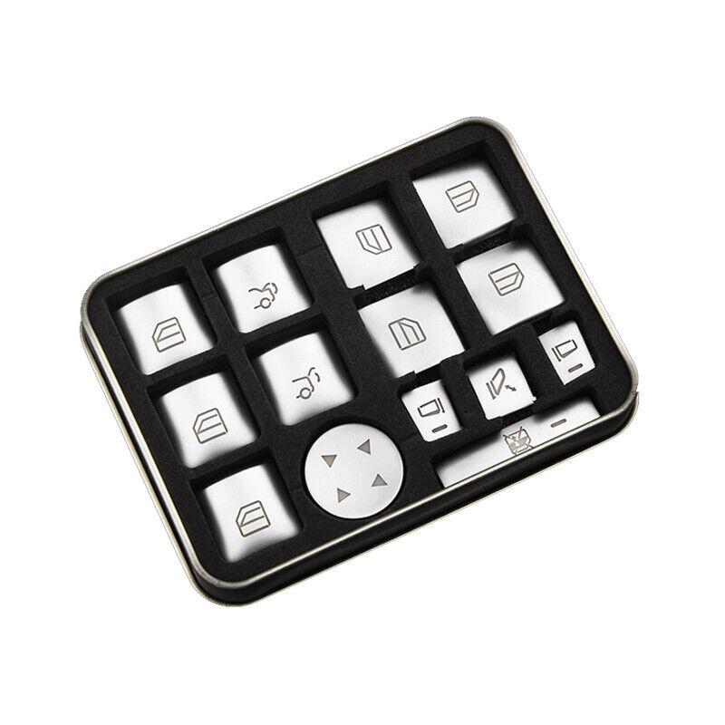 

Наклейка на кнопку окна, хромированная накладка на кнопку подъема окна автомобиля для Mercedes Benz