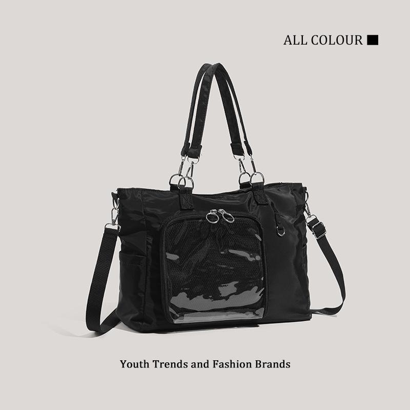 Niche nylon portable students go out to class commuter bag large capacity shoulder messenger bag