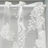Translucents Laces Short Valance with Florals and Butterfly Design for Bedroom Living Room Dining Room Window