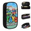 Tayo The Little Bus Pencil Case School Pencil Cases Canvas Boy Girl Cute Large Capacity Pen Box School Stationery