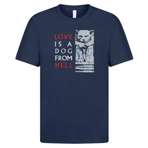 

Love Is A Dog From Hell T Shirt Charles Bukowski Ham On Rye Factotum Barfly G302 XL