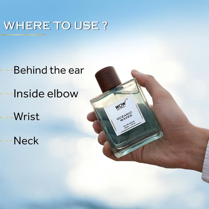 WOW Skin Science Oceanic Waves | Aqua Eau De Parfum | Luxury Perfume For Unisex | 100ml