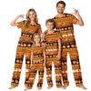 Family Matching Halloween Print Short Sleeve Pajama Set - Top and Pants for Mom and Kids