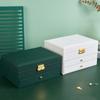 Three-layer Jewelry Storage Box, Drawer Jewelry Box, Multi-functional Earrings, Earrings, Storage Jewelry Box, Necklace.