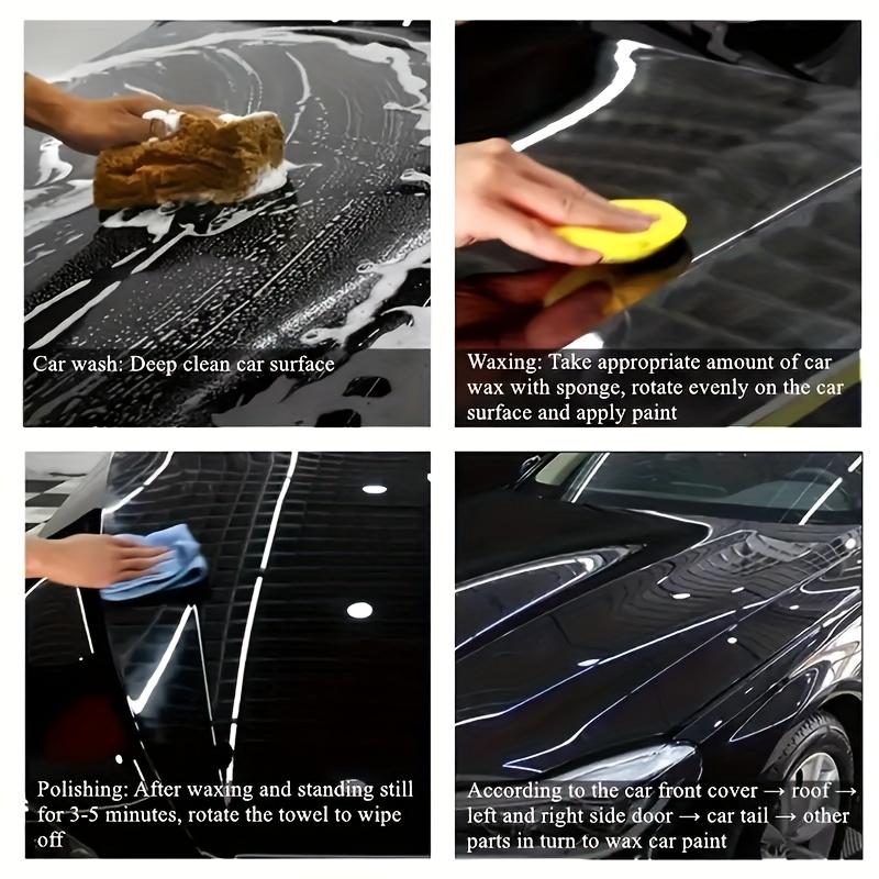 Hydrophobic Coating Car Wax, Suitable for Vehicles of Various Colors, Waterproof and Hydrophobic Coating, Used for Deep Cleaning and Polishing