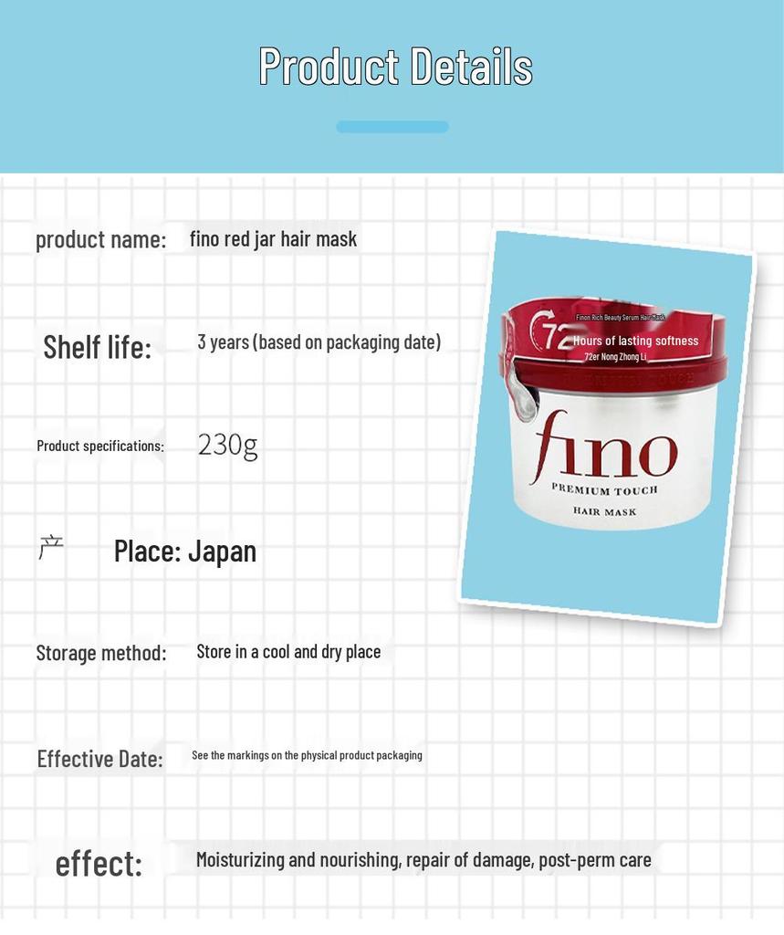 Giappone Fino Siero di Bellezza Penetrante Maschera e Balsamo per Capelli - 230g