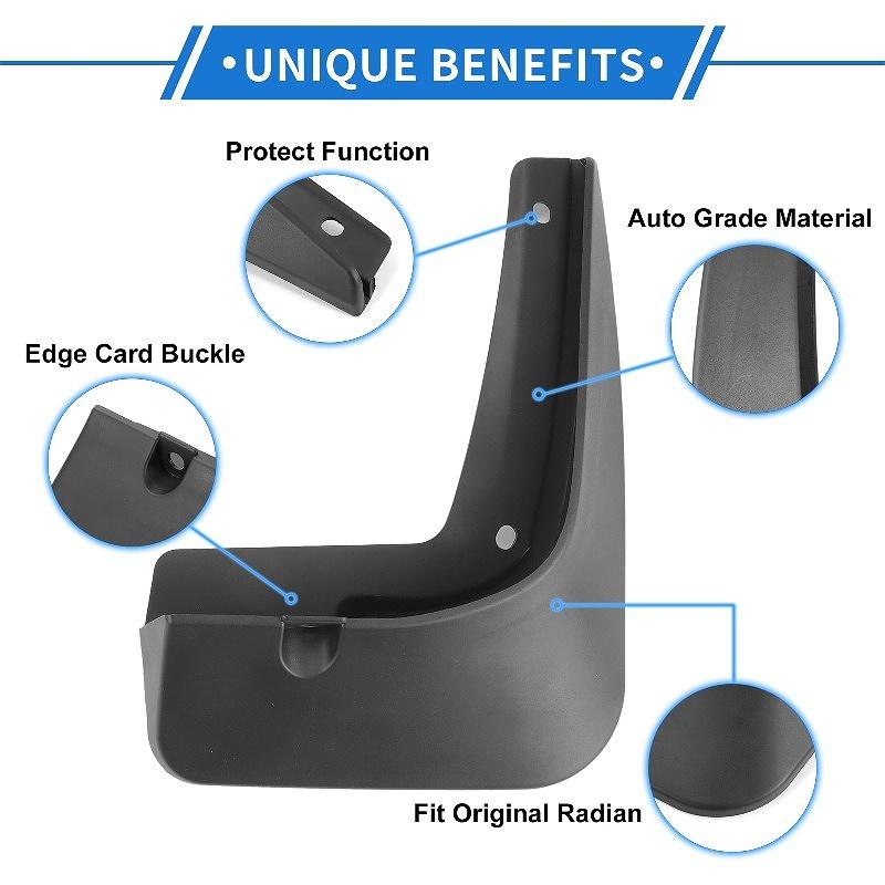 4X Set For Hyundai Tucson 2021 2022 2023 2024 2025 Car Molded Mud Flaps Splash Guards Mudguards Front Rear Styling
