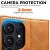 Business Magnetické Kožené Pouzdro na Telefon s Přihrádkami na Karty pro Samsung S26 Ultra S25 Plus S24 S23 S22 Taška Flip Book Kryt s Opěrkou