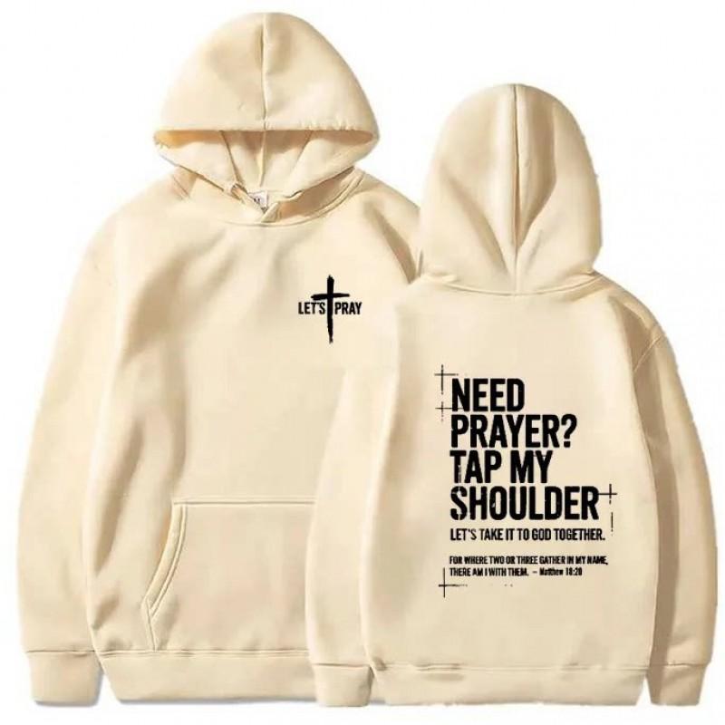 Womens Hooded Sweatshirt 350g Air Layer Loose Fit Printed Casual Streetwear