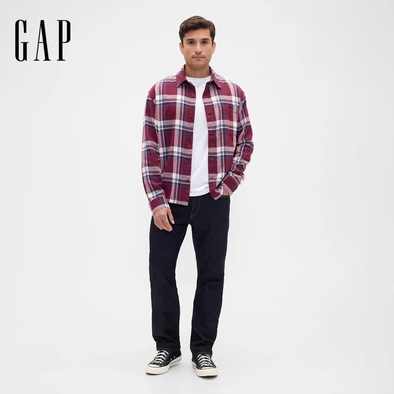 Gap Men s Loose Fit Flannel Long Sleeve Shirt S (US)