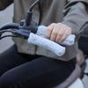 1 Sett Vinter Styretrekk Myk Berøring Tykk Plysj Kuldebestandig Sklisikker Ensfarget Universell Vaskbar Motorsykkel Styrevarmerepute