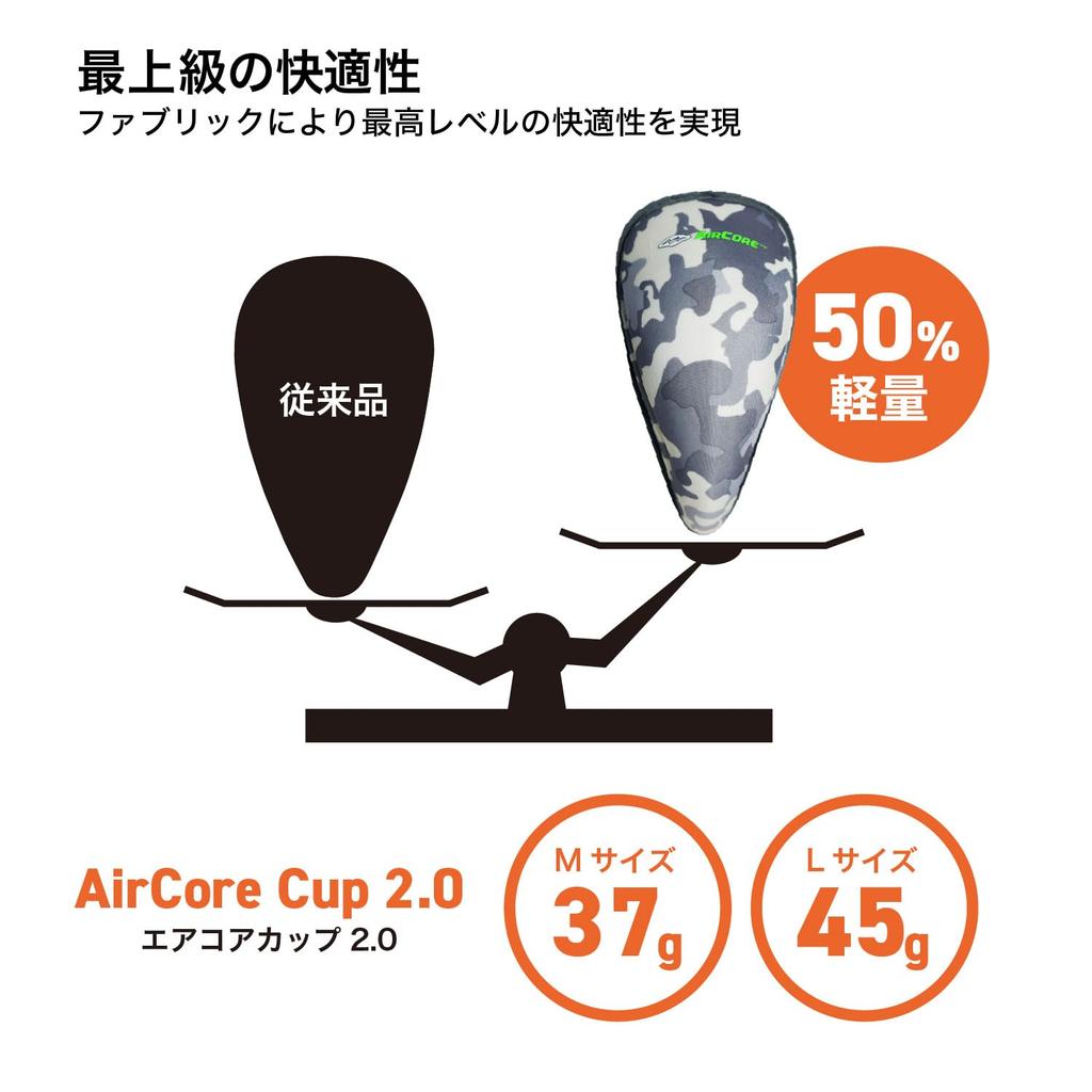 ShockDoctor SD30690 Air Core Cup 2.0 Protective Lightweight Comfortable Baseball (Infield) Martial Arts M