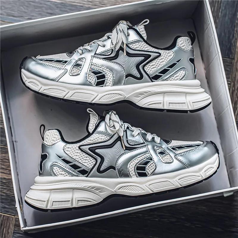

Модная обувь мужская Кроссовки Мужская повседневная Мужская обувь теннис Роскошная обувь Кроссовки для бега Дышащая обувь модные мокасины Кроссовки для мужчин 44 серый