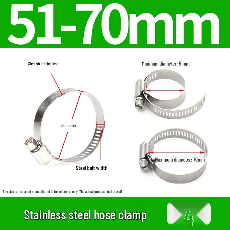 201 Edelstahl Schlauchschelle für Rohre