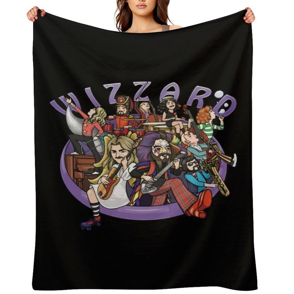 The Spirit of Wizzard Classic Throw Blanket Funny Gift Soft Plush Plaid Soft Beds Bed Linens Blankets