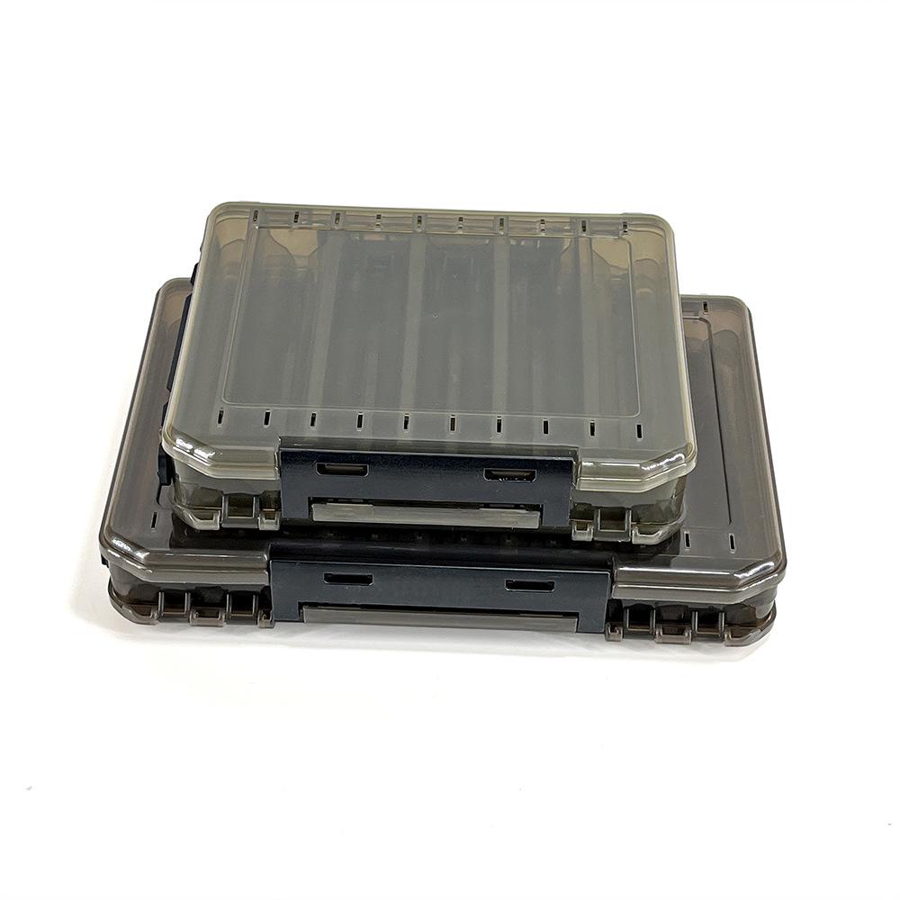 Doppelseitige Angelbox für Kunstköder: Minnow, VIB, Spinner, Hart- & Weichköder