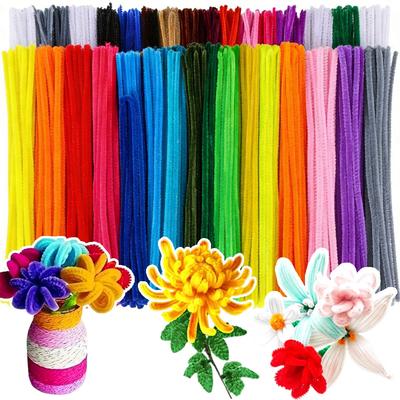 103/203PCS Pieces Pipe Cleaners Craft Supplies 11.8Inch Multi Random Color 30 Colors Craft Pipe Cleaners Bulk for DIY Art ZSY