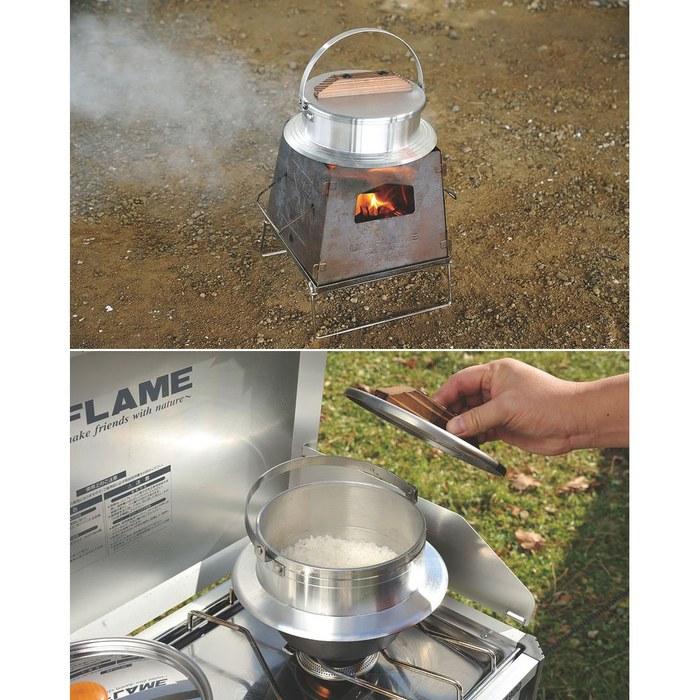 [Uniflame] Camp Cooking Pot, 3-Cup Capacity, 660218