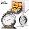 Rustfritt stål ovnstermometer Miniskive Stand Up Temperaturmåler Måler Mat Kjøtt Kjøkkenverktøy Ovn Komfyr Hygrometer