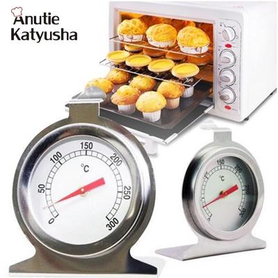 Edelstahl-Ofenthermometer, Mini-Zifferblatt, Stand-up-Temperaturanzeige, Messgerät für Lebensmittel, Fleisch, Küchengeräte, Ofen, Herd, Hygrometer