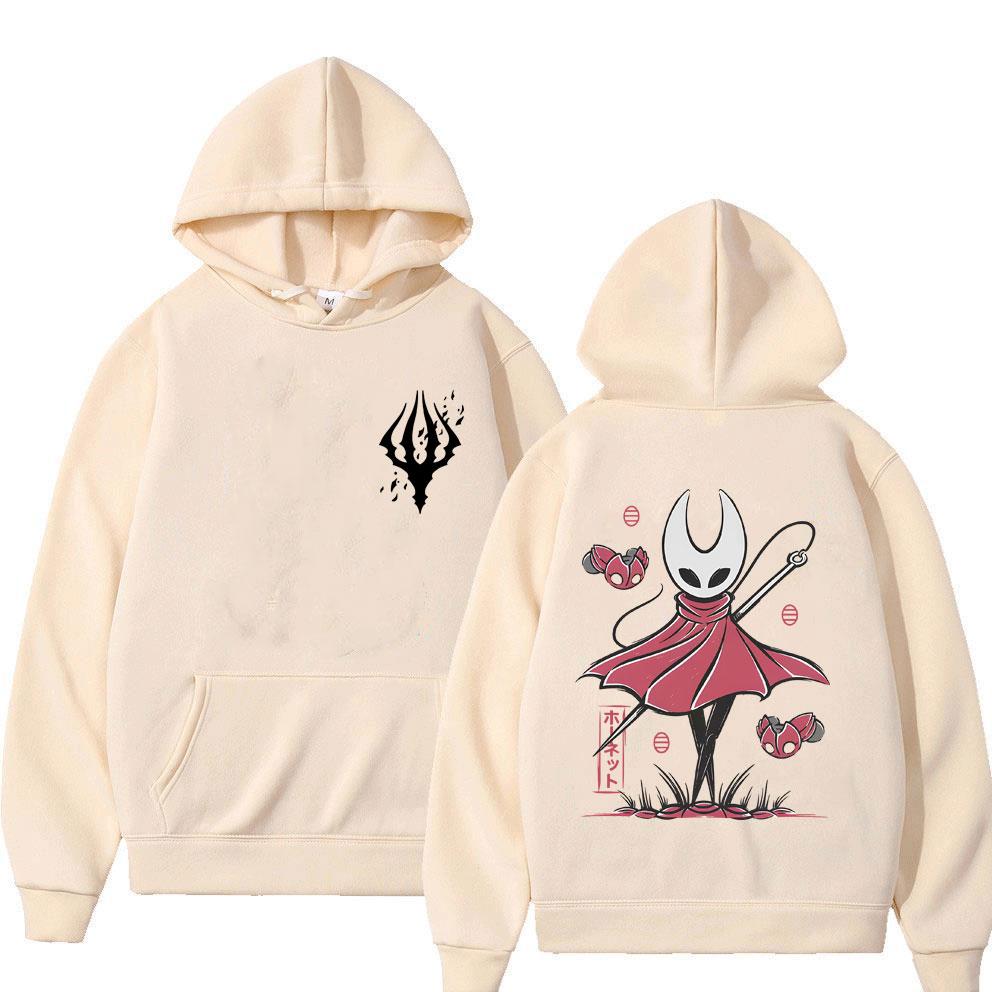 Game Hollow Knight Double Sided Graphic Hoodie Wo Fashion Oversized Streetwear Unisex Casual Vintage Pullover Hoodies