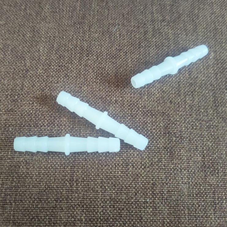 Oxygen Tube Adapter: Rubber Nasal Cannula Extension with Plastic Connector