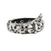 Leopard Print Belt With Gold Alloy Buckle For Womens Fashion And Casual Wear