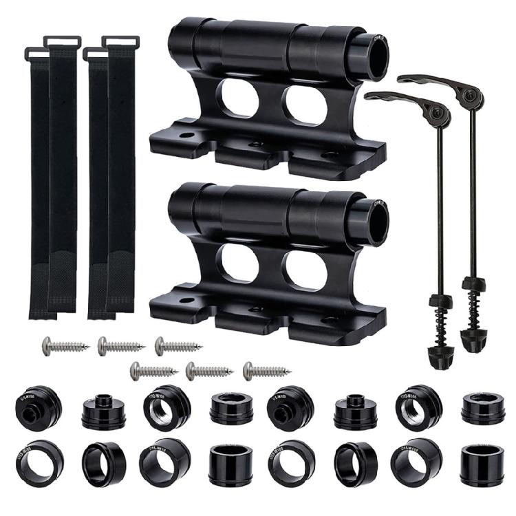 Bicycles Front Fork Mount Thru Axles Carriers Bike Fork Rack Aluminum Alloy Road Bike Roof Bracket Cycling Accessories