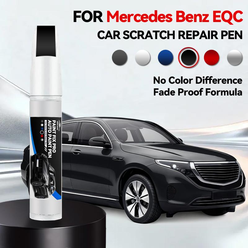 Fahrzeug zur exklusiven Nutzung Für Mercedes Benz EQC 1990-2026 Lackreparaturstift Lackstift Kratzerentferner DIY Autozubehör Schwarz Wh