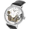Ingersoll Tenessee Leather Strap Silver Skeleton Dial Automatic I13105 Men's Watch