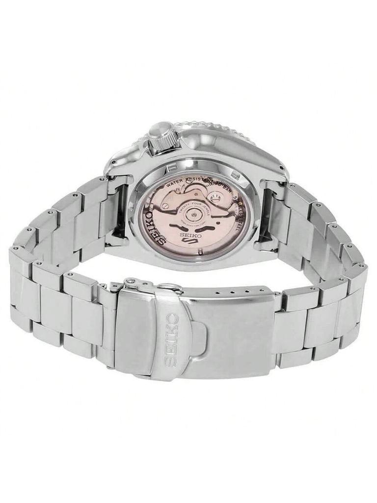 Seiko 5 Modelle sportlicher 42,5-mm-Automatik-Edelstahluhren mit grünen Zifferblättern SRPD61K1