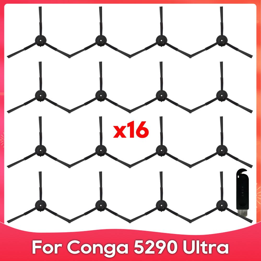 Fit For ( Conga 5290 Ultra ) Spare Parts Accessories Side Brush Hepa Filter Mop Pad Dust Bag