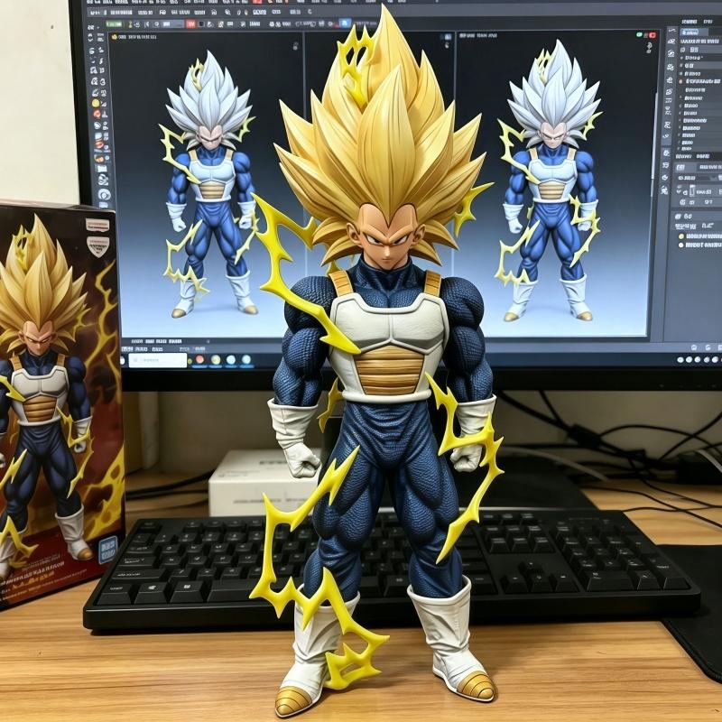 30cm Hy Dragon Ball Super Vegeta Super Saiyan 3 Gk Pvc Συλλεκτικό Μοντέλο Φιγούρα Anime Διακοσμητικό Γραφείου Δώρο Γενεθλίων Μοντέρνο Παιχνίδι