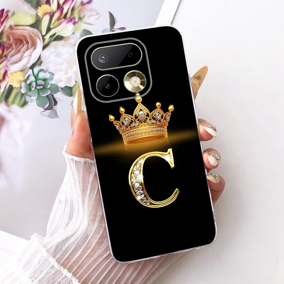 For Realme 16 Pro Case RMX5121 RMX5120 Luxury Crown Letters Cover Soft Slim Phone Case For Realme 16 Pro Plus Realme16 Pro+ Bags