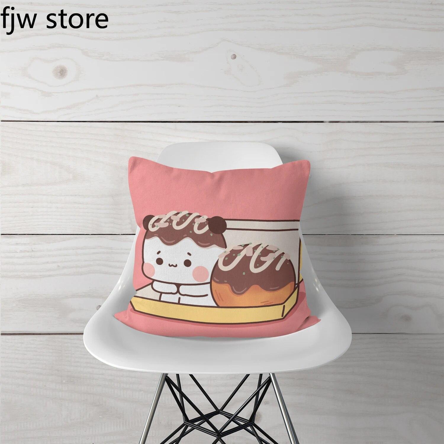 

Модная милая аниме красная панда наволочка для гурманов грудь диван стул кровать подушка украшение дома 40x40cm