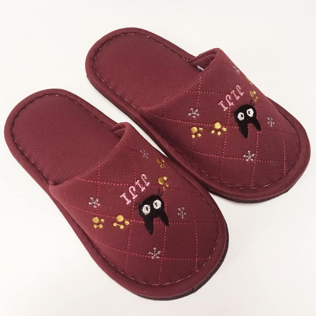 Senko Kiki's Delivery Service Tokimeki Children's Slippers, Approx. 18cm, Red, Antibacterial and Antiviral, 63333
