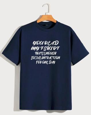 Funny Introvert Humor Graphic T-Shirt, You Read My Shirt Social Interaction Tee