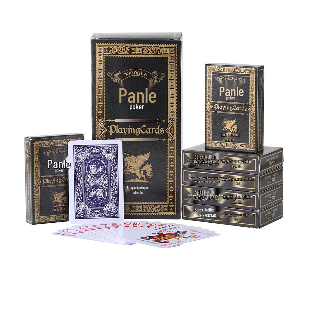 Xiang Yue High-End Poker Cards - Durable, Thickened Paper, Pack of 10 for Entertainment Clubs