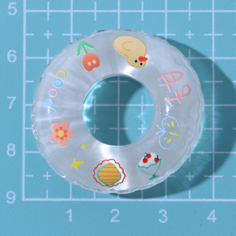 Διαφανής Πάγος Γλυκός Σωσίβιο Κολύμβησης DIY Κρέμα Κόλλα Θήκη Κινητού, Αξεσουάρ Κεφαλής, Φουρκέτα & Κοσμήματα Ρητίνης