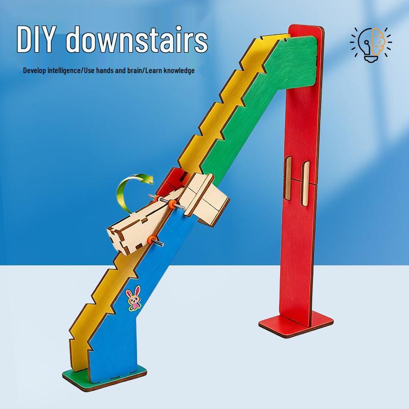 

Handmade STEAM Education DIY Stair Technology Experiment Kit for Students See packaging