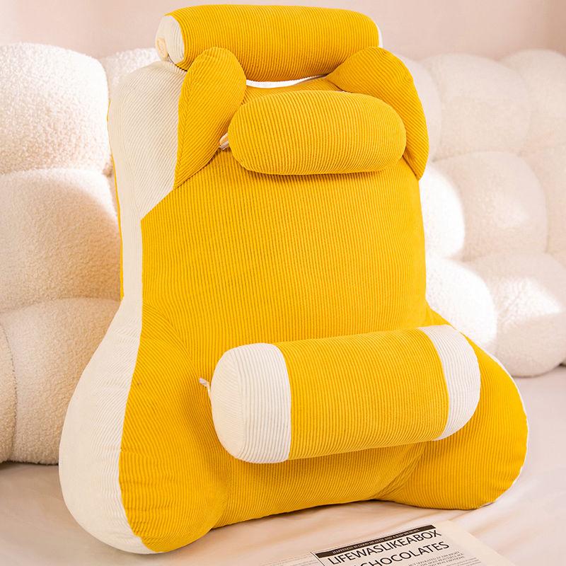Bedside Cushion Backrest Detachable and Washable Lumbar Support Cushion Dormitory Living Room Sofa Tatami Backrest Pillow