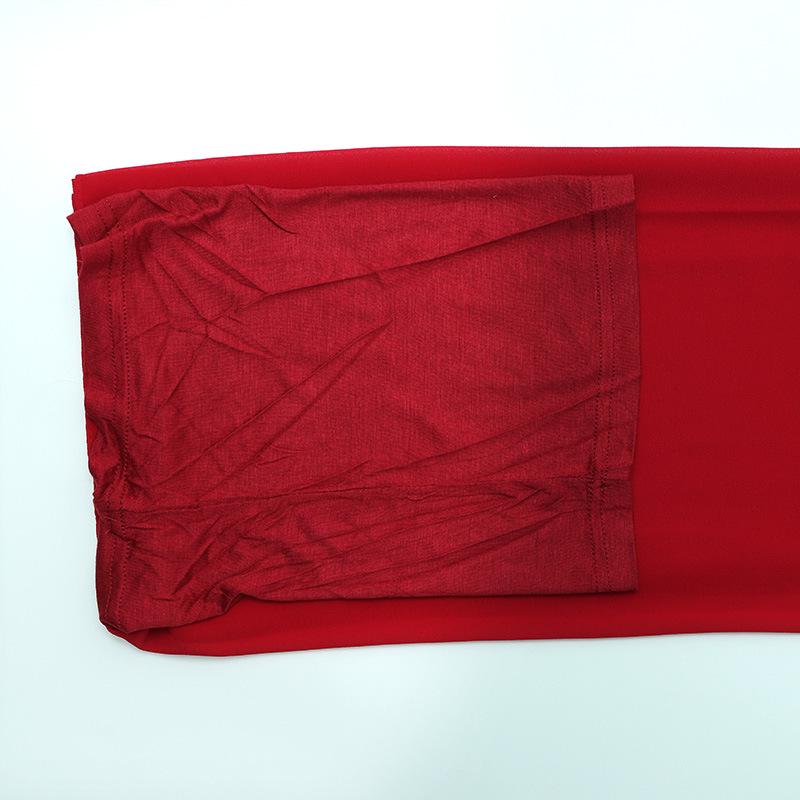 Perlchiffon Baumwolle Damen Schal & Schlauchmütze Set