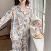 Women's French-Style Bunny Pajamas: Long-Sleeve, Spring/Autumn, Casual & High-End Home Suit