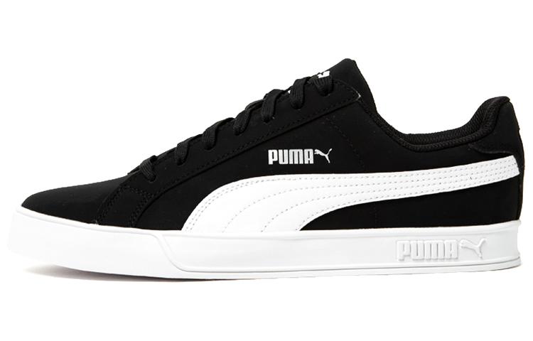 PUMA Smash Vulc Leather Black 359622-09 35.5