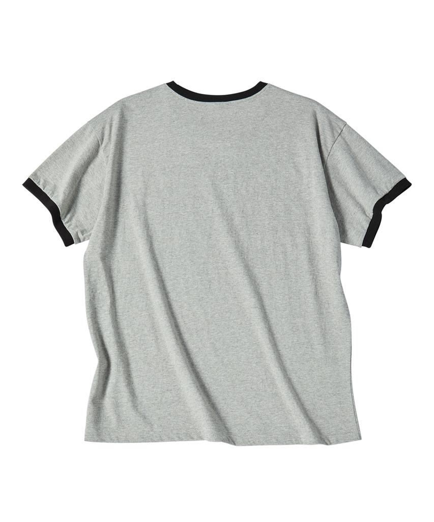 Eontaiteulseoul Archive Unicorn Ringer Crop Short Sleeve Gray